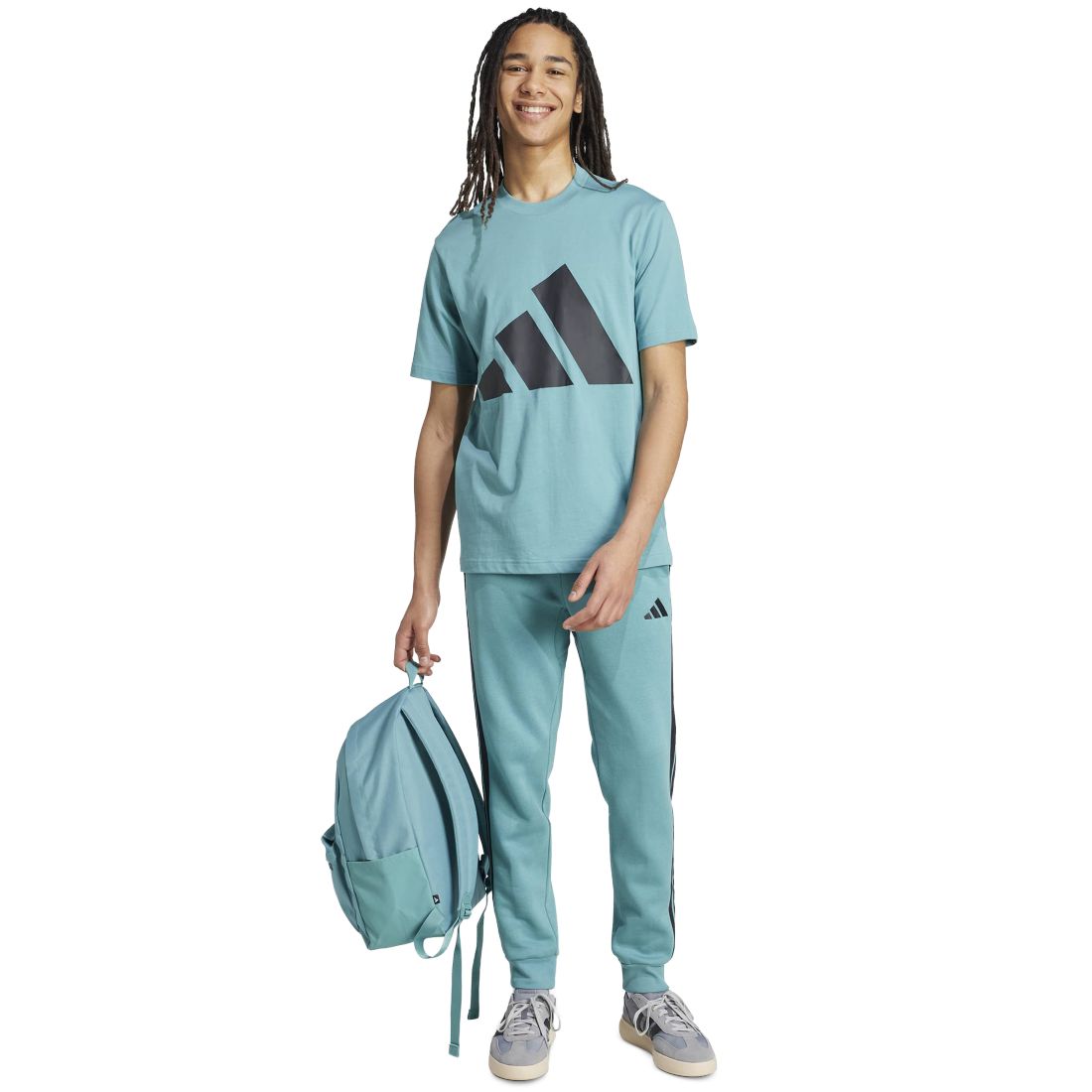 adidas Men's 3 Bar Logo Graphic Cotton T-Shirt