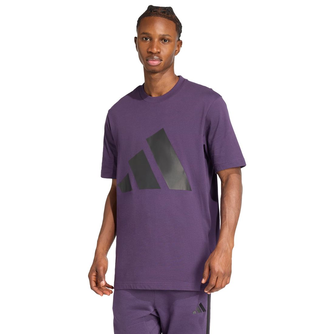 adidas Men's 3 Bar Logo Graphic Cotton T-Shirt