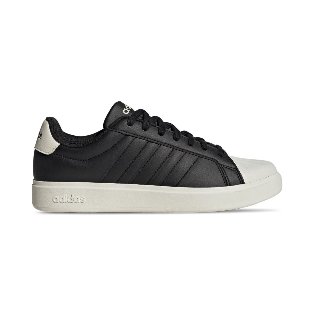 Adidas Men's Street Talk Casual Sneakers from Finish Line - Black, Off White