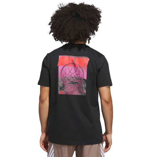 adidas Men's Hoops Graphic Crewneck T-Shirt