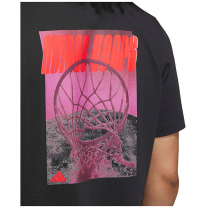 adidas Men's Hoops Graphic Crewneck T-Shirt