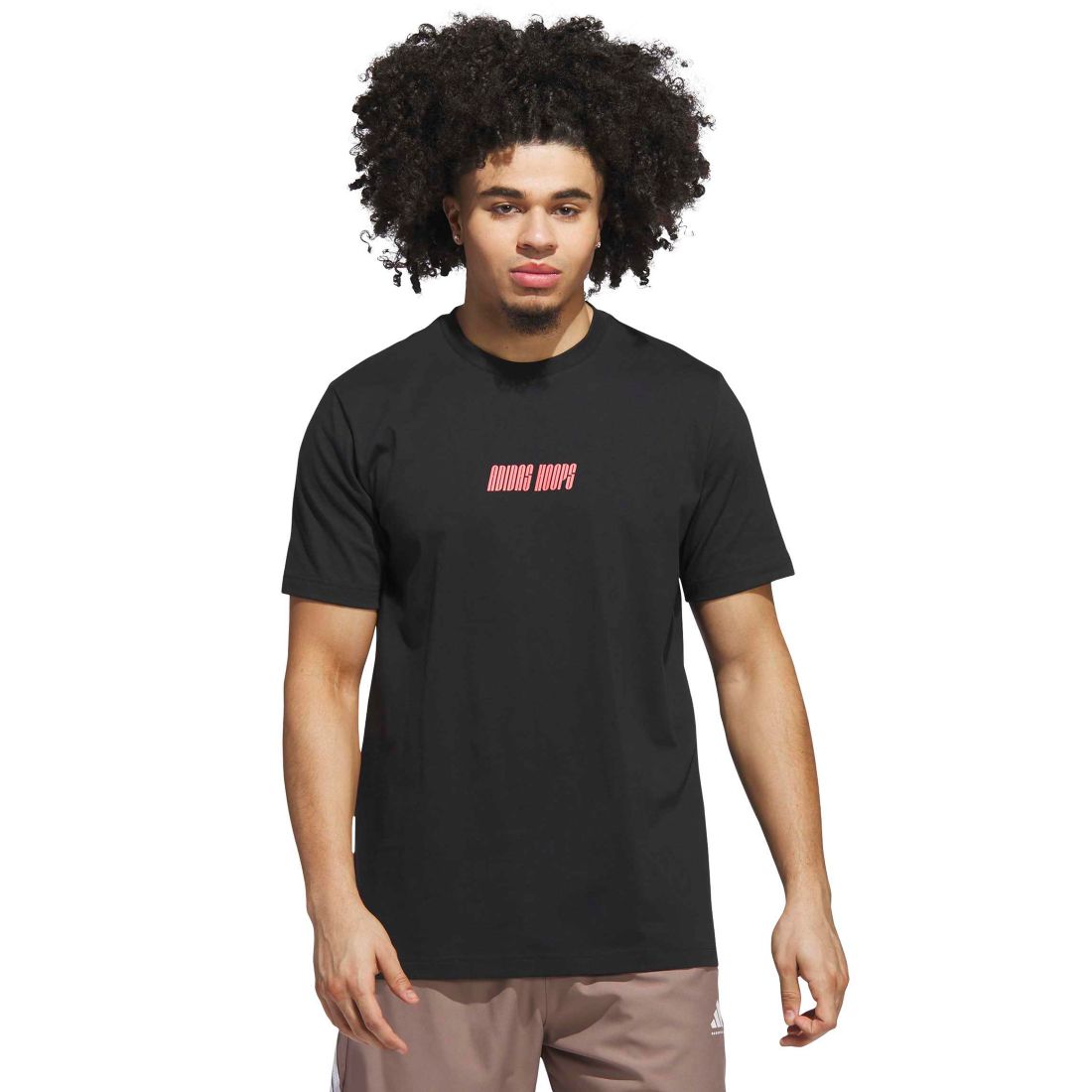 adidas Men's Hoops Graphic Crewneck T-Shirt
