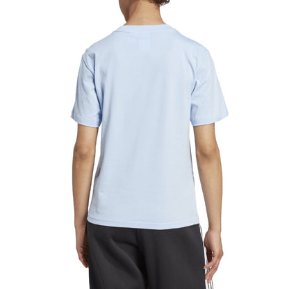 adidas Women's Short-Sleeve Cotton Crewneck Logo T-Shirt