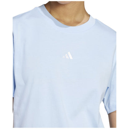 adidas Women's Short-Sleeve Cotton Crewneck Logo T-Shirt