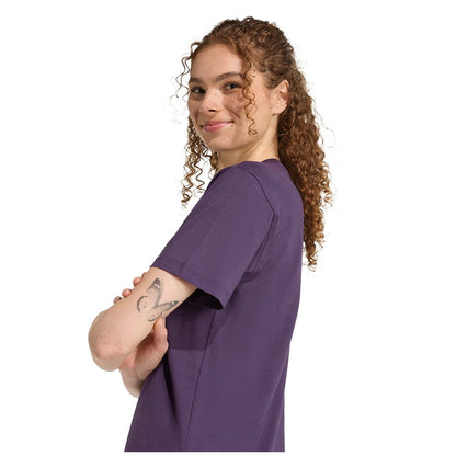 adidas Women's Short-Sleeve Cotton Crewneck Logo T-Shirt