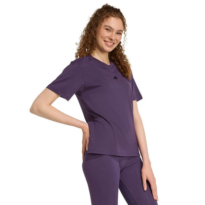 adidas Women's Short-Sleeve Cotton Crewneck Logo T-Shirt