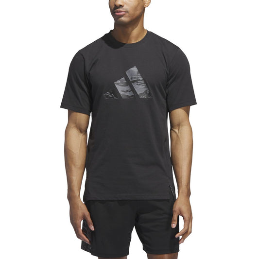 adidas Men's Camo Logo Crewneck T-Shirt