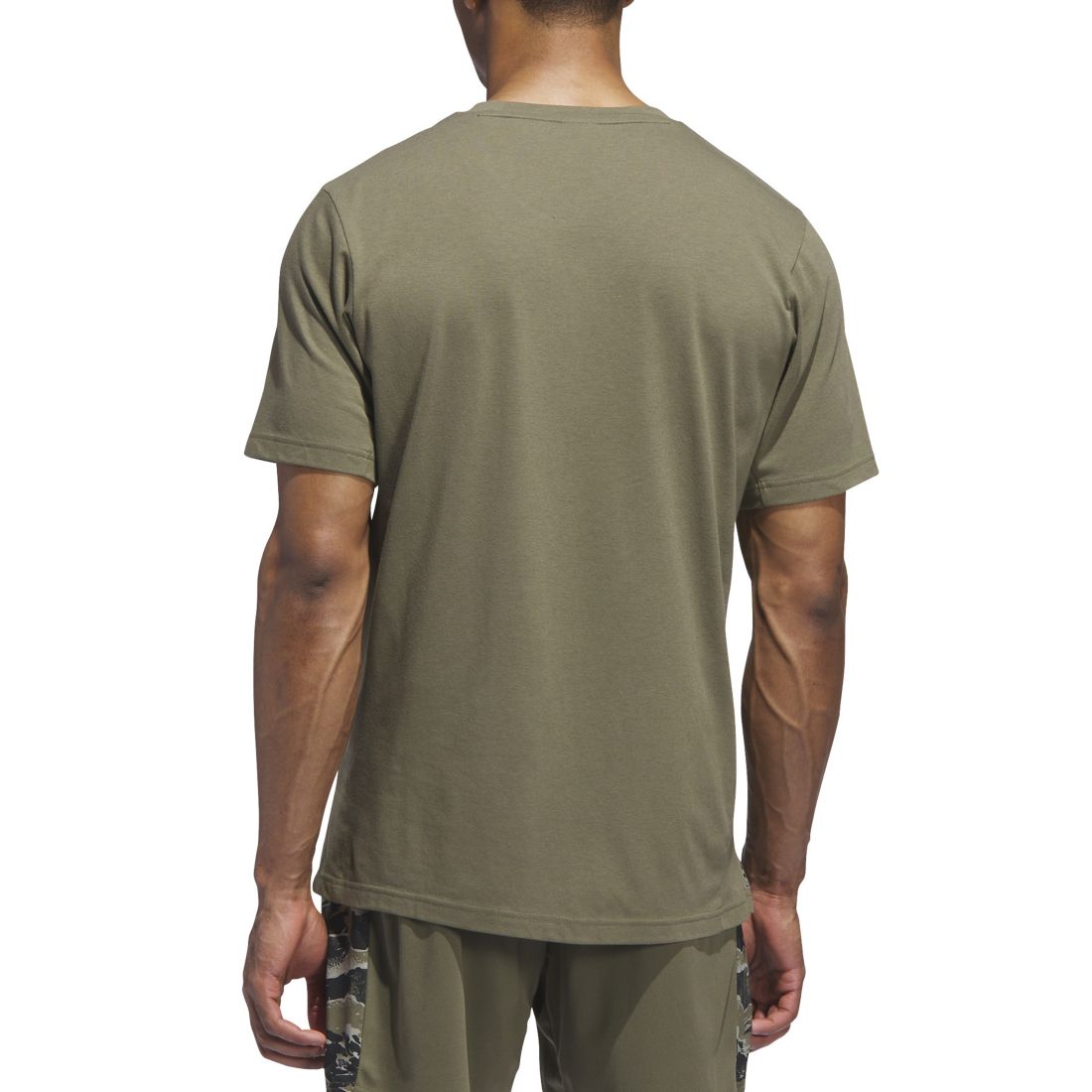 adidas Men's Camo Logo Crewneck T-Shirt