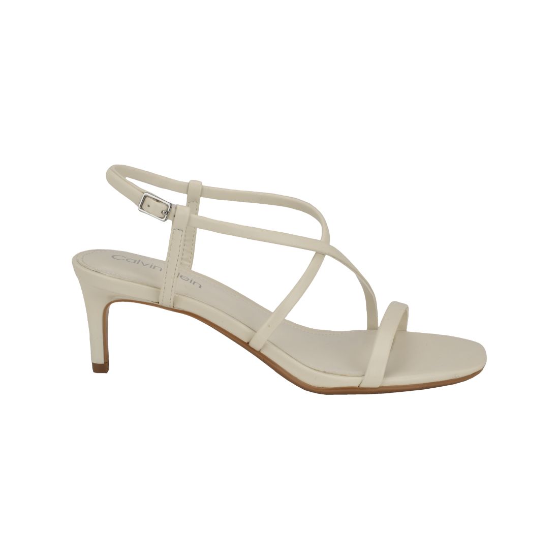 Calvin Klein Women's Ishaya Strappy Low Stiletto Sandals