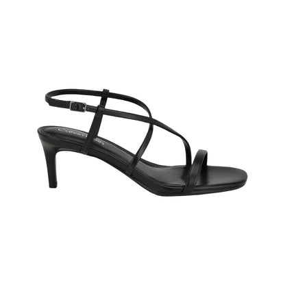 Calvin Klein Women's Ishaya Strappy Low Stiletto Sandals