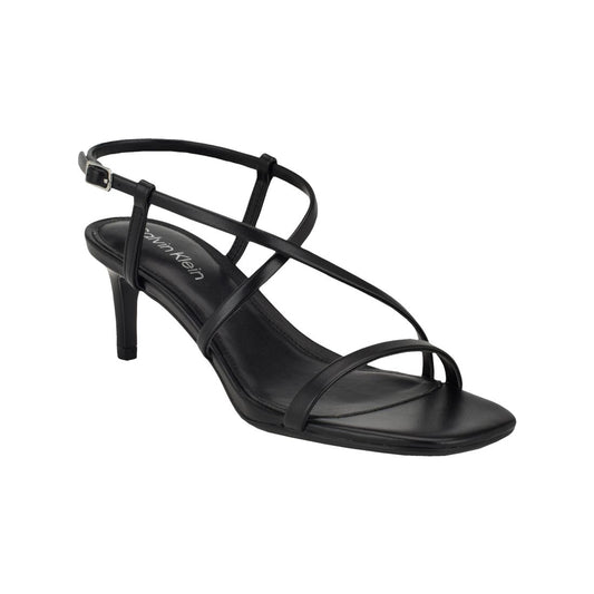 Calvin Klein Women's Ishaya Strappy Low Stiletto Sandals