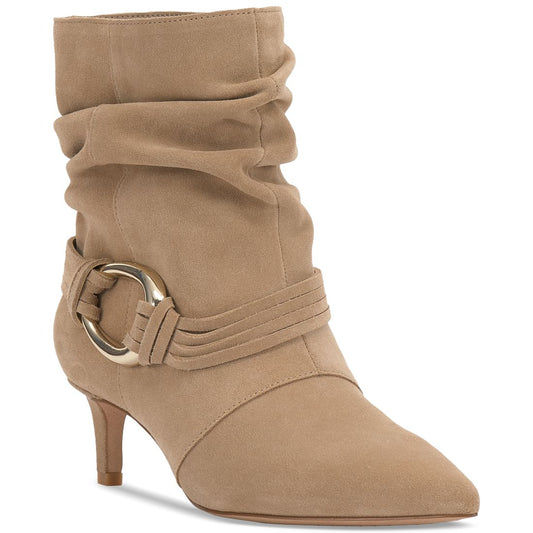 Vince Camuto Women's Kirpa Slouch Embellished Mid-Heel Dress Booties