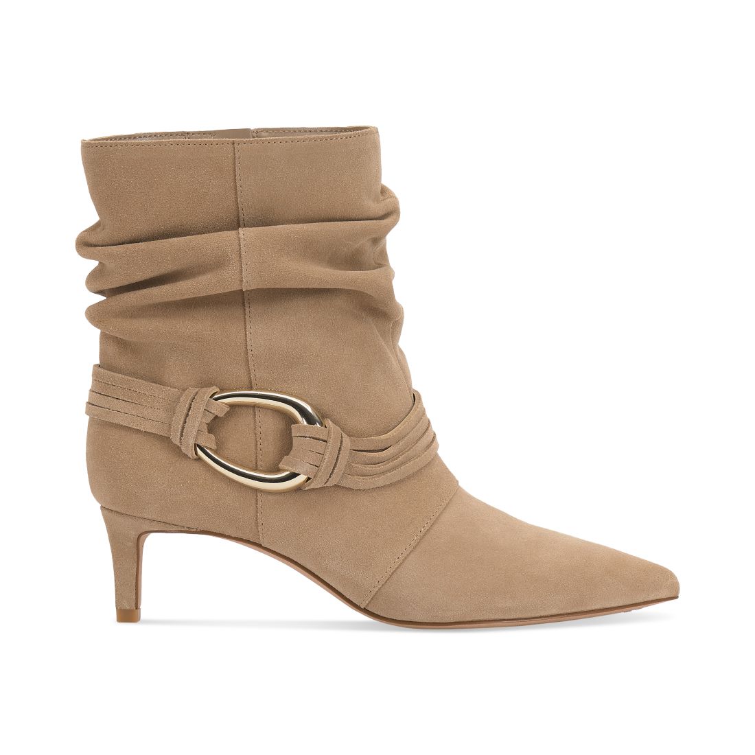 Vince Camuto Women's Kirpa Slouch Embellished Mid-Heel Dress Booties