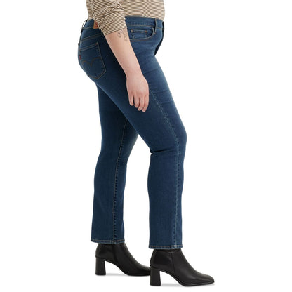 Levi's Trendy Plus Size 314 Mid-Rise Shaping Straight-Leg Jeans