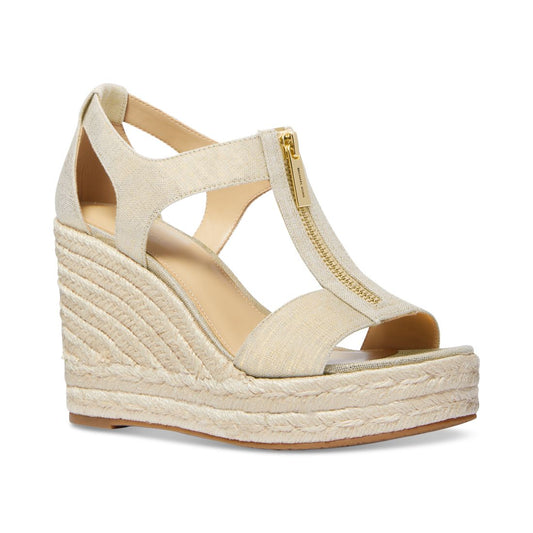 Michael Michael Kors Berkley Zipper Espadrille Platform Wedge Sandals