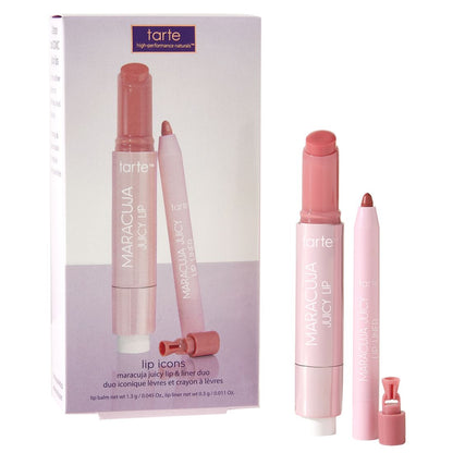 Tarte 2-Pc. Lip Icons Maracuja Juicy Lip Balm and Liner Duo Set