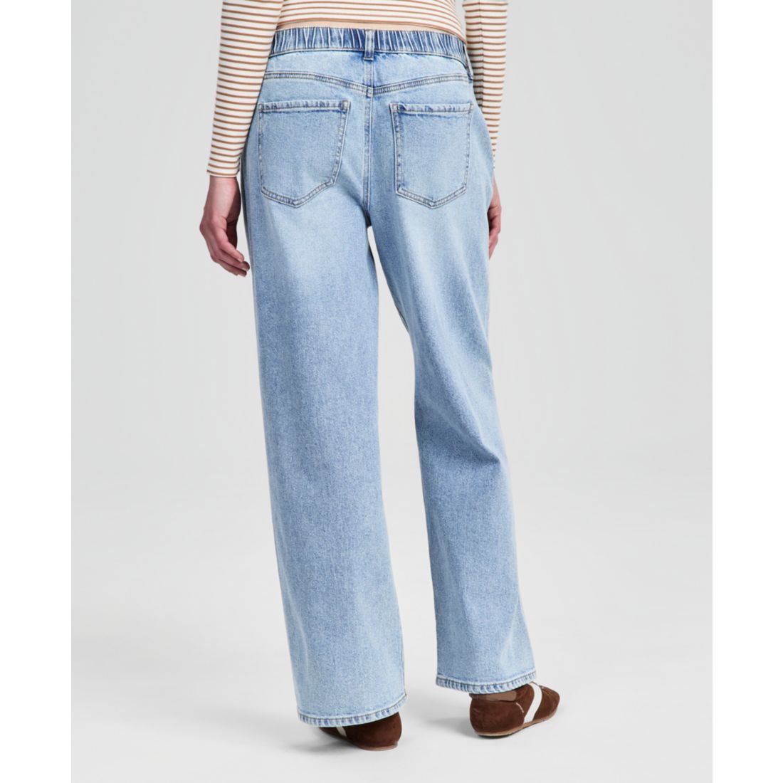 And Now This Women's Tie-Front Wide-Leg Jeans, Macy's Exclusive