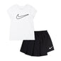 Nike Girls' 2T-4T All Day Play T-Shirt and Skort, 2-Piece Set