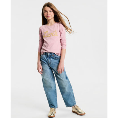 Levi's Big Girls High Rise Baggy Barrel Jeans