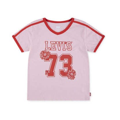 Levi's Toddler Girls V-neck Sporty T-Shirt