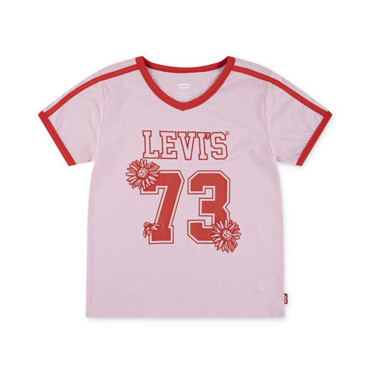 Levi's Toddler Girls V-neck Sporty T-Shirt