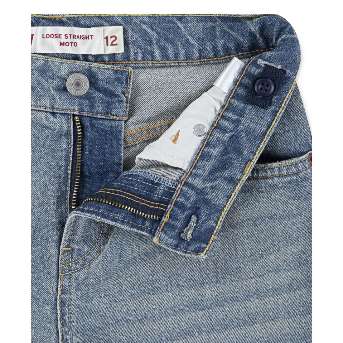 Levi's Big Boys 565 Loose Straight Moto Jeans