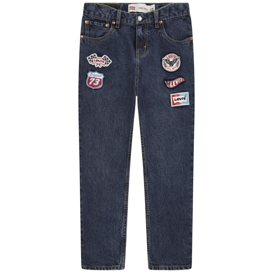 Levi's Big Boys Stay Loose Tapered Fit Patch Jeans