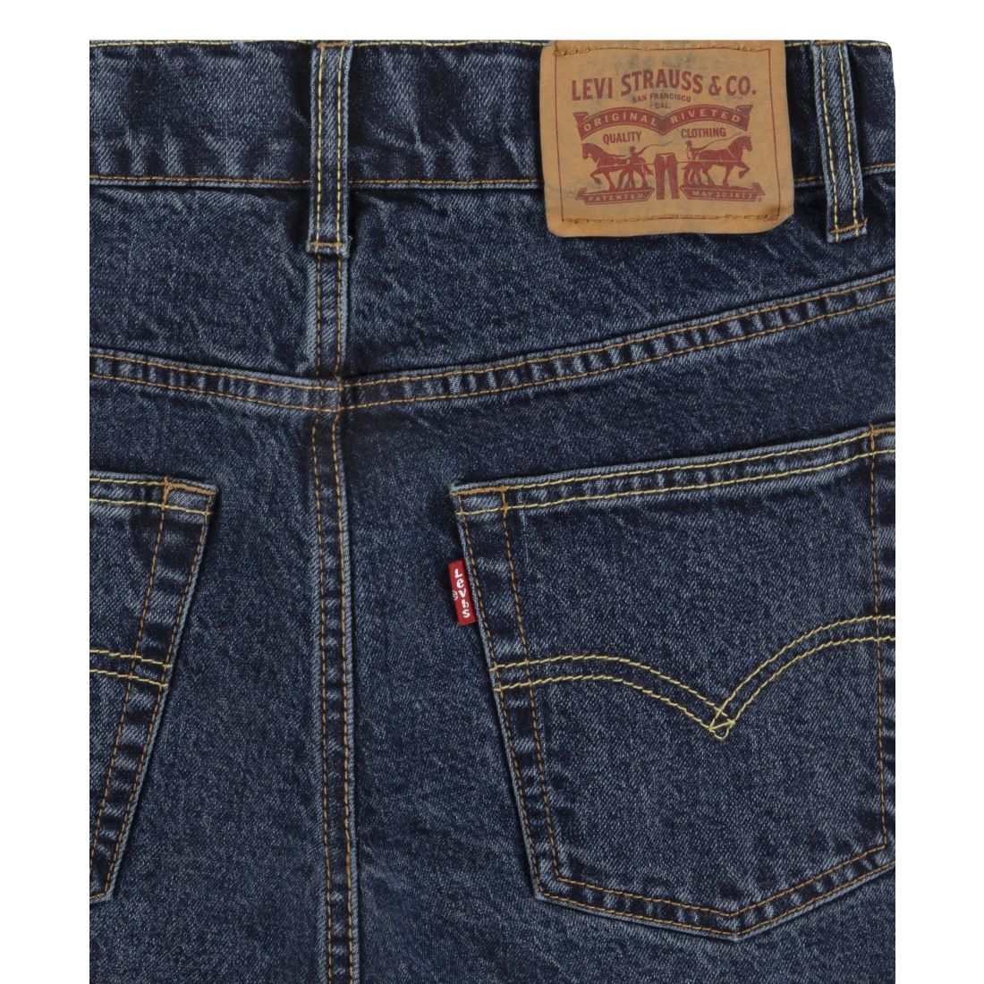 Levi's Big Boys Stay Loose Tapered Fit Patch Jeans