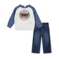 Levi's Baby Boys 2-Piece Moto Crewneck T-Shirt and Jeans Set