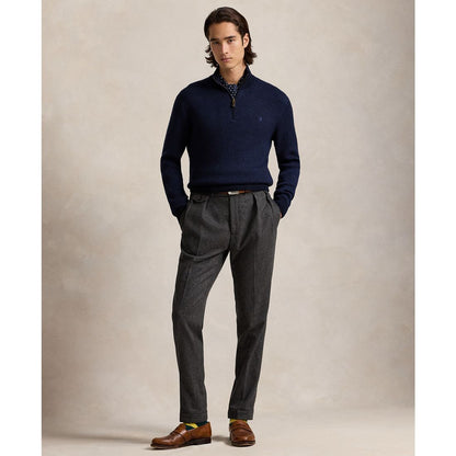 Polo Ralph Lauren Men's Washable Wool Quarter-Zip Sweater