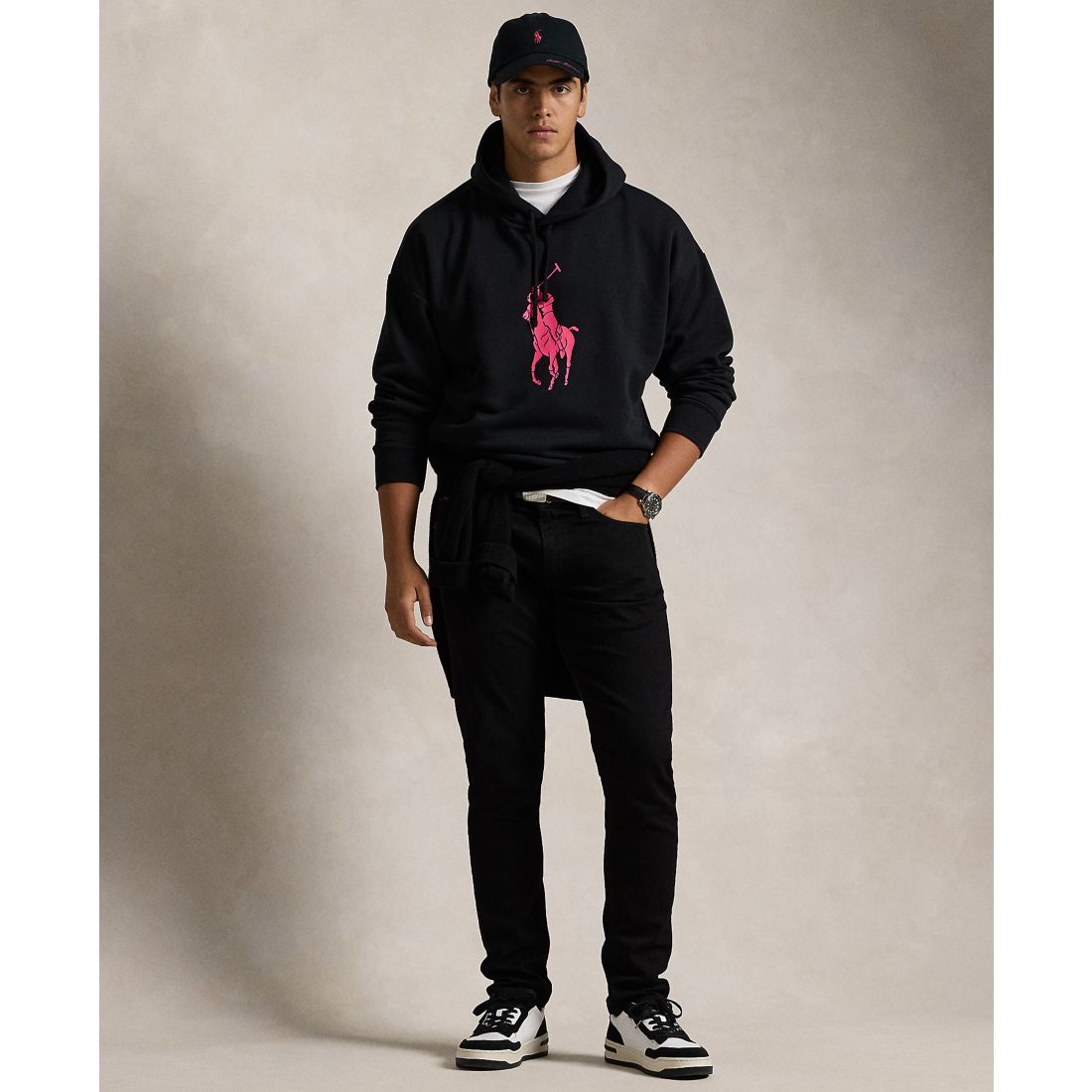 Polo Ralph Lauren Men's Pink Pony Relaxed-Fit Hoodie