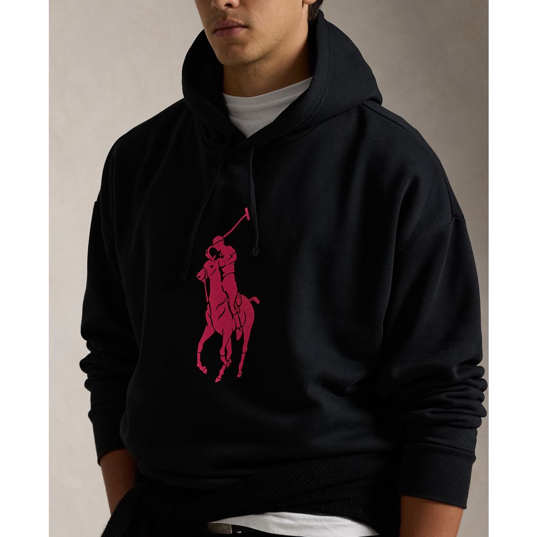 Polo Ralph Lauren Men's Pink Pony Relaxed-Fit Hoodie