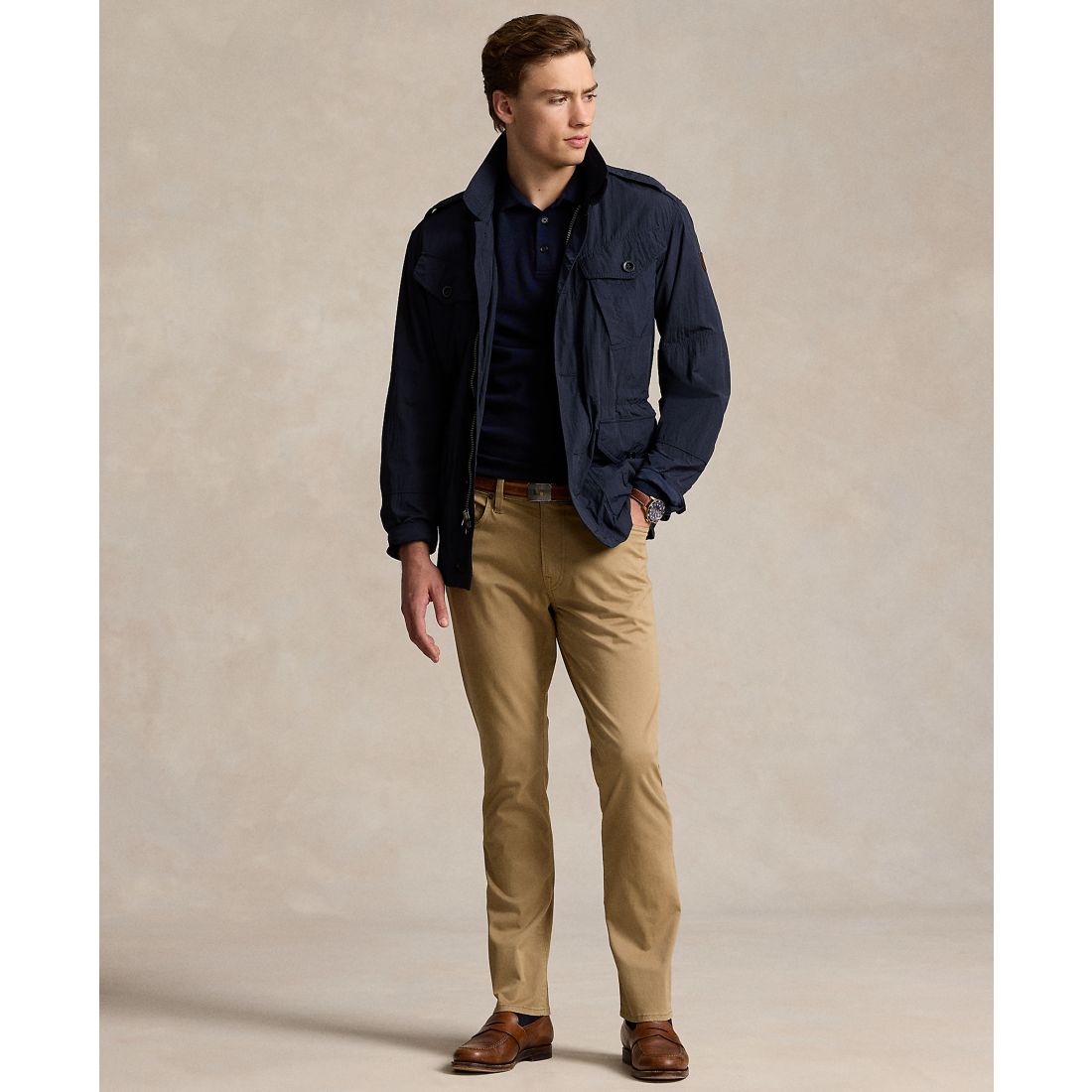 Polo Ralph Lauren Men's Varick Slim Straight Stretch Sateen Pants