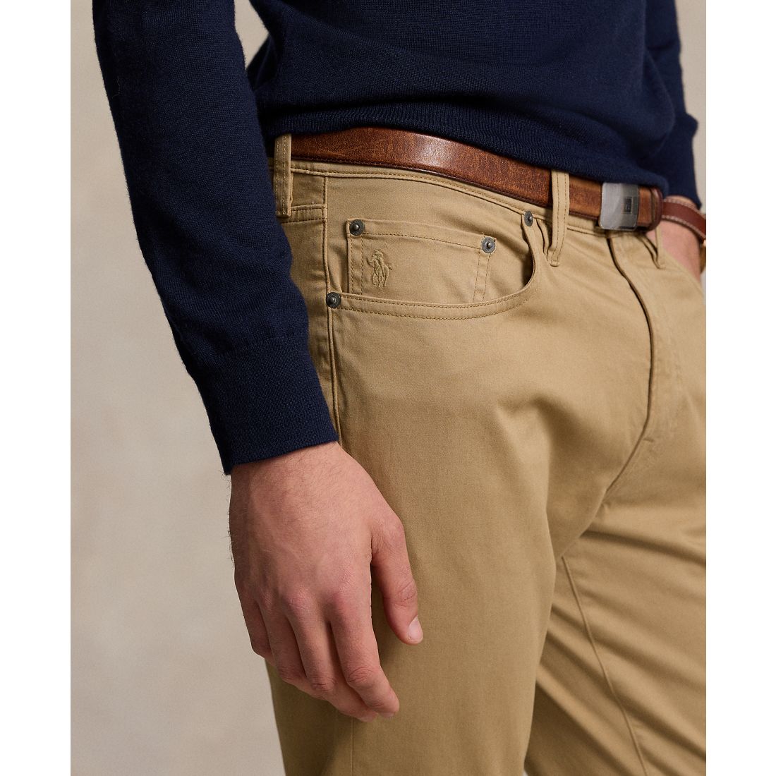 Polo Ralph Lauren Men's Varick Slim Straight Stretch Sateen Pants