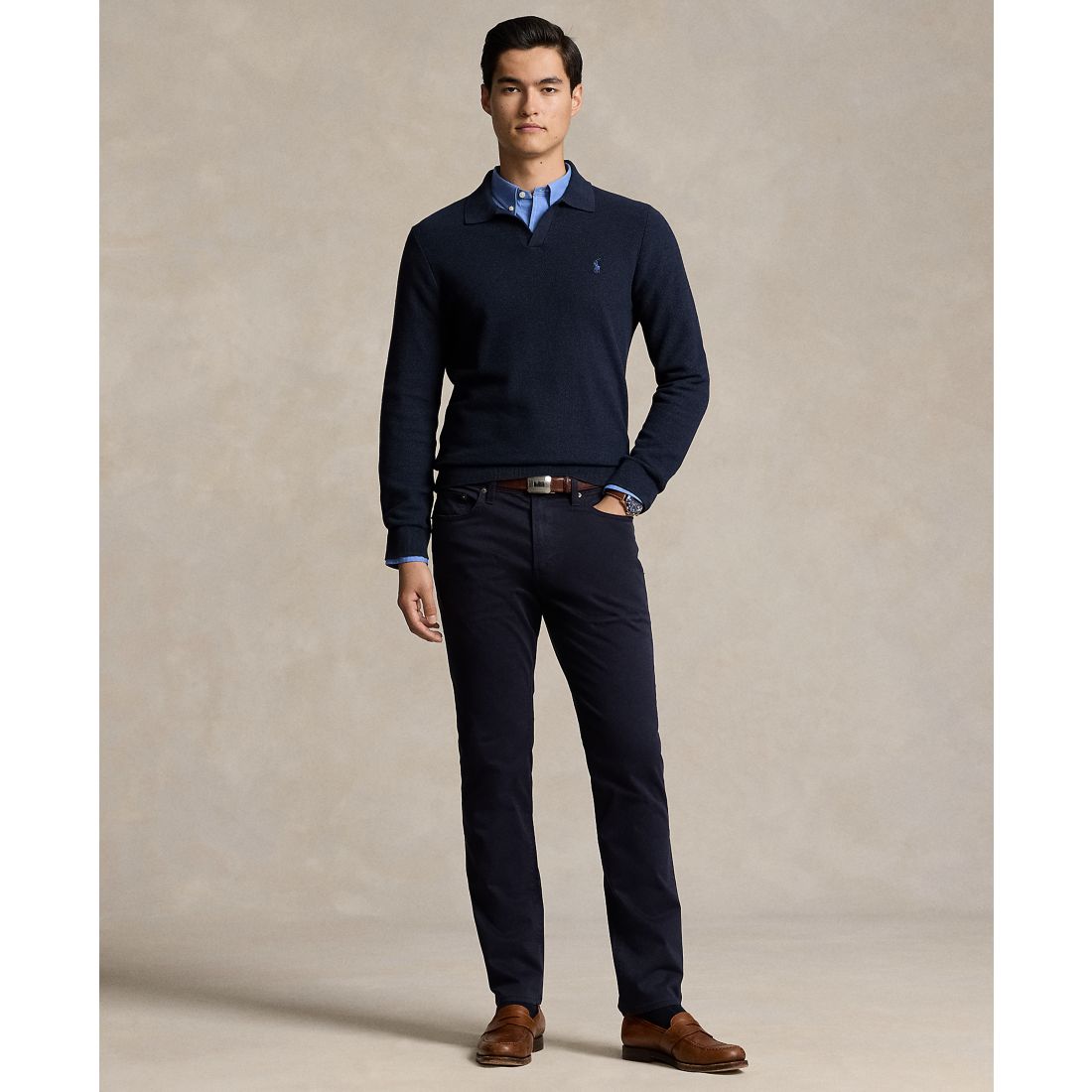 Polo Ralph Lauren Men's Varick Slim Straight Stretch Sateen Pants