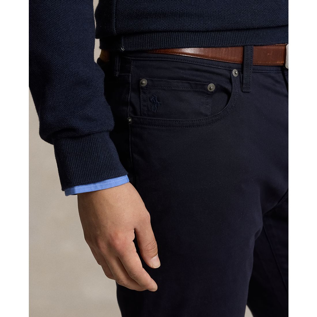 Polo Ralph Lauren Men's Varick Slim Straight Stretch Sateen Pants