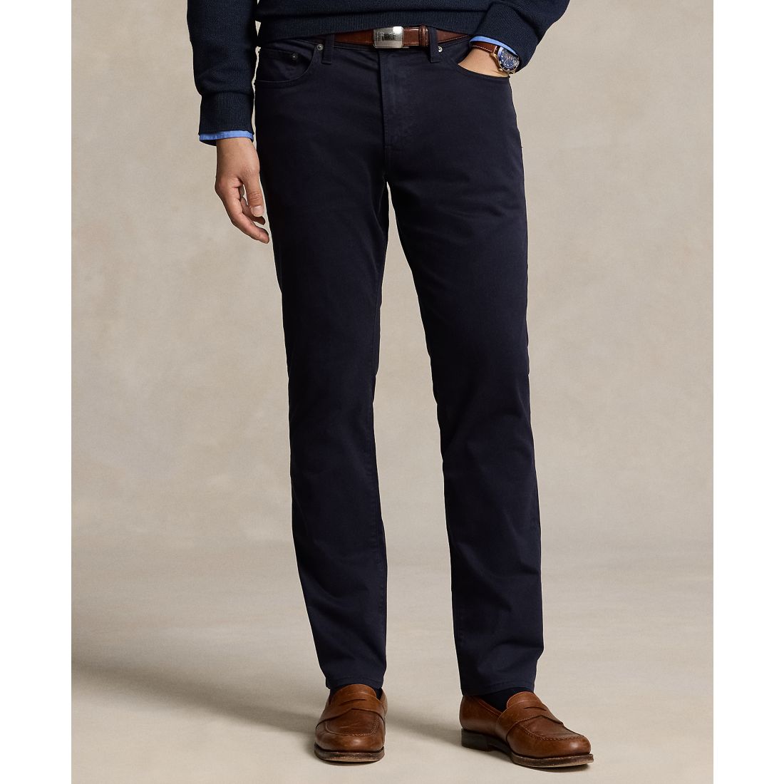 Polo Ralph Lauren Men's Varick Slim Straight Stretch Sateen Pants