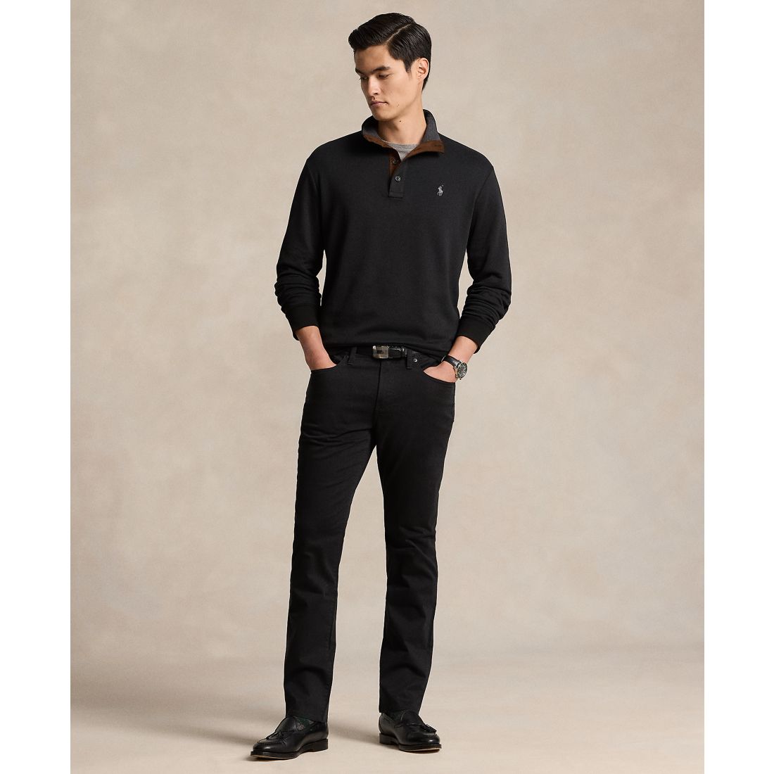 Polo Ralph Lauren Men's Varick Slim Straight Stretch Sateen Pants
