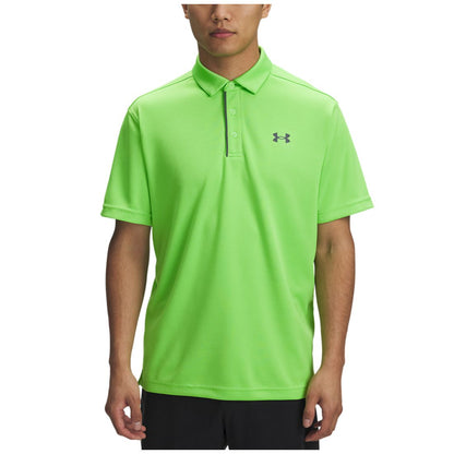 Under Armour Men's Tech Polo T-Shirt - 728 Sonic Yellow // Pitch Gray