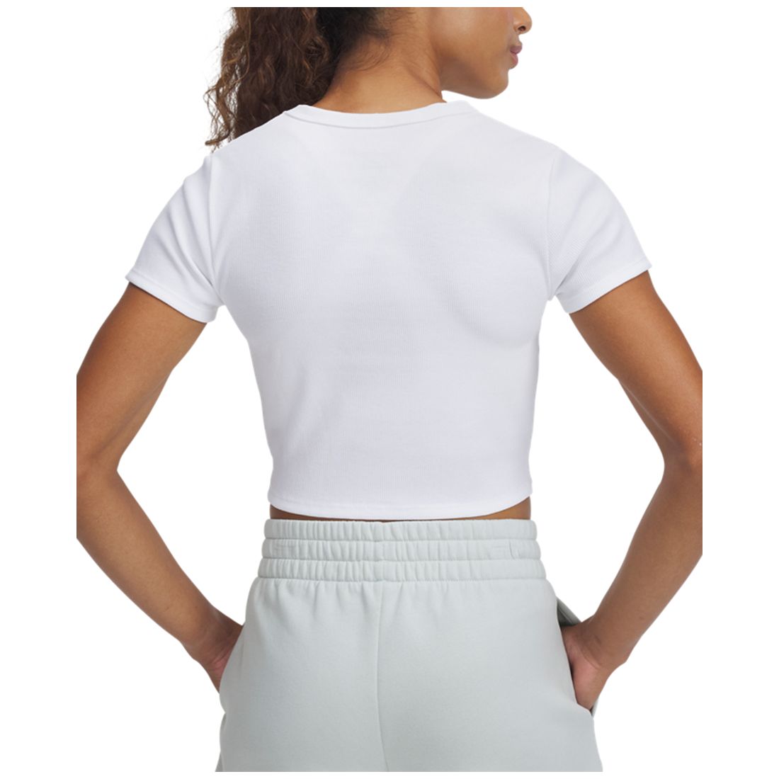 Under Armour Women's Rival Ribbed Cropped T-Shirt