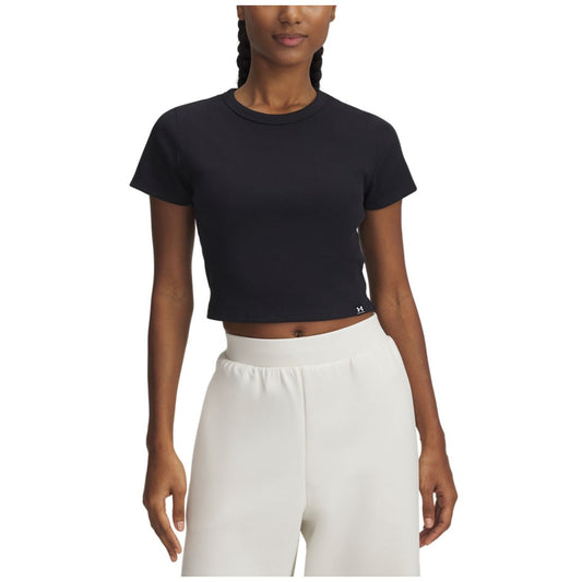 Under Armour Women's Rival Ribbed Cropped T-Shirt