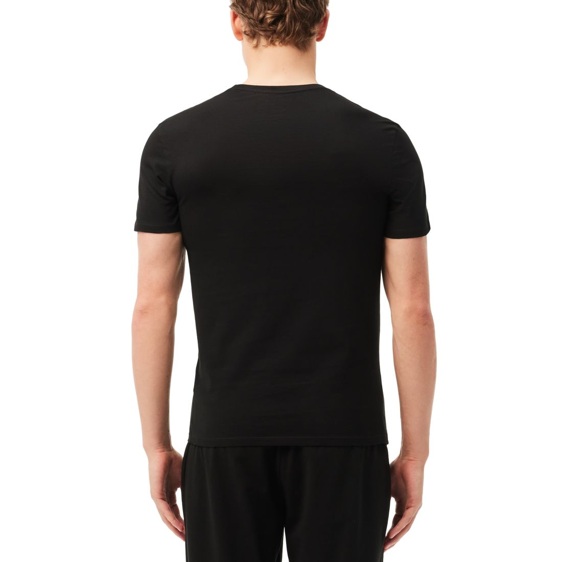 Lacoste Men's 3-Pack Slim-Fit Crewneck Undershirts