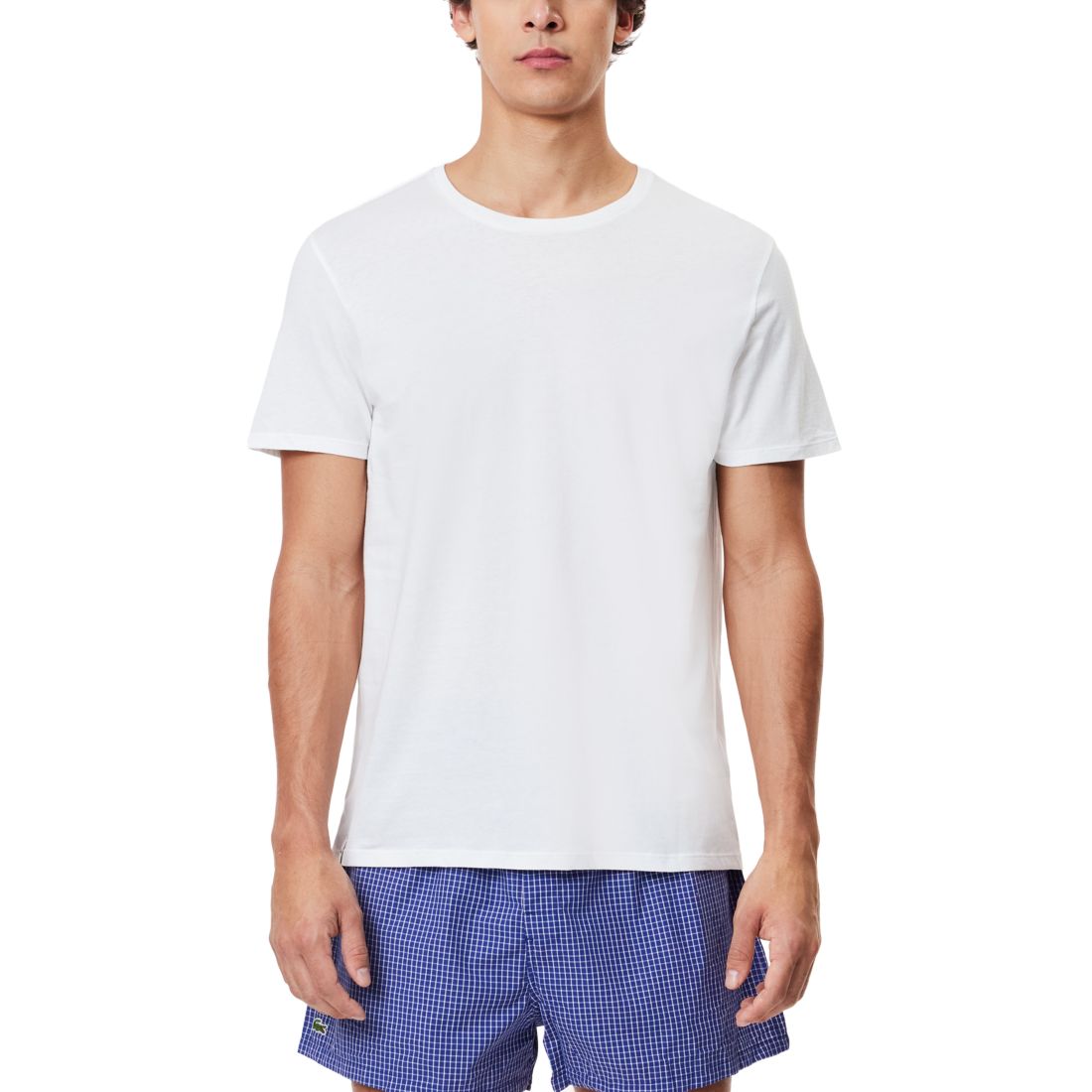 Lacoste Men's 3-Pack Regular Fit Crewneck Undershirts