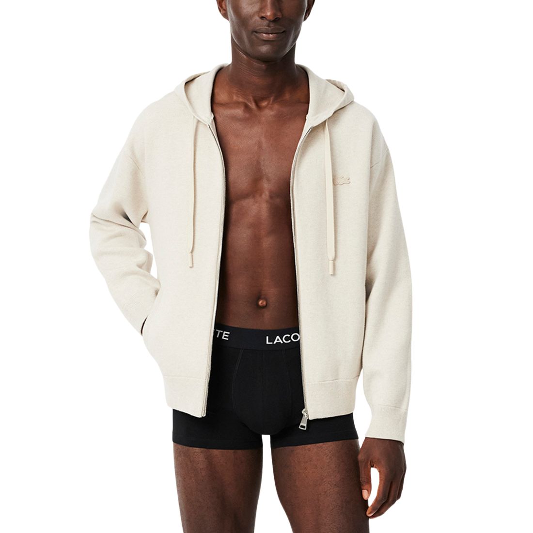 Lacoste Men's 5-Pack Regular-Fit Stretch Logo Band Trunk Underwear