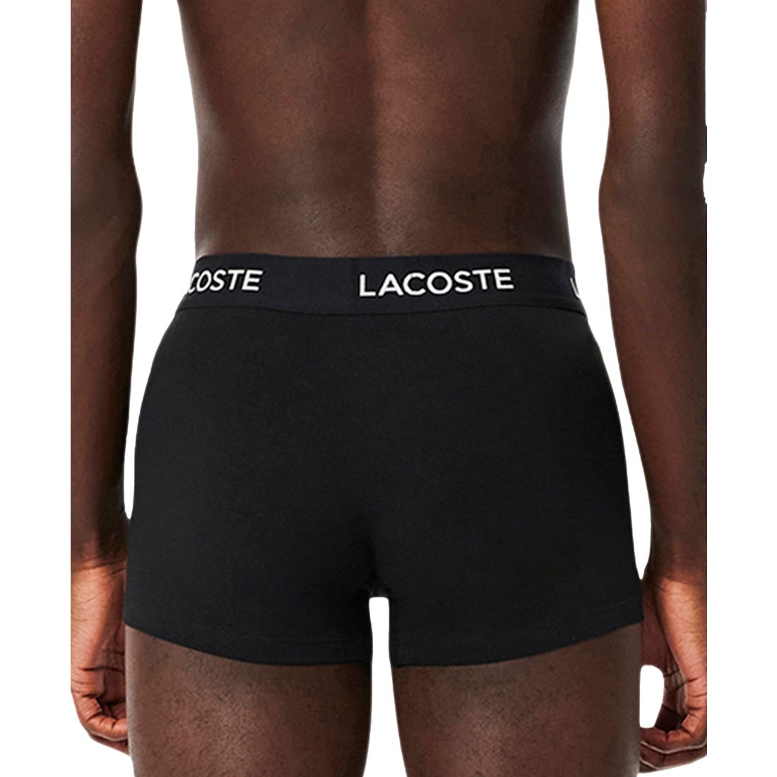 Lacoste Men's 5-Pack Regular-Fit Stretch Logo Band Trunk Underwear