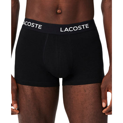 Lacoste Men's 5-Pack Regular-Fit Stretch Logo Band Trunk Underwear