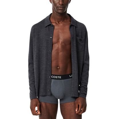 Lacoste Men's 5-Pack Regular-Fit Stretch Logo Band Trunk Underwear