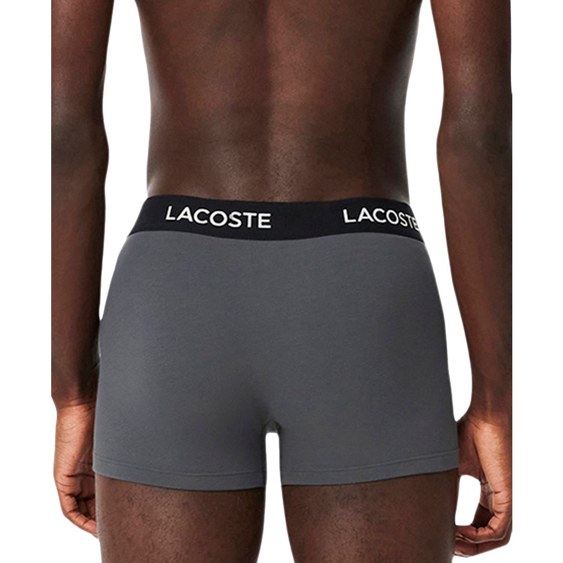 Lacoste Men's 5-Pack Regular-Fit Stretch Logo Band Trunk Underwear