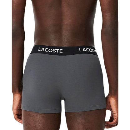 Lacoste Men's 5-Pack Regular-Fit Stretch Logo Band Trunk Underwear