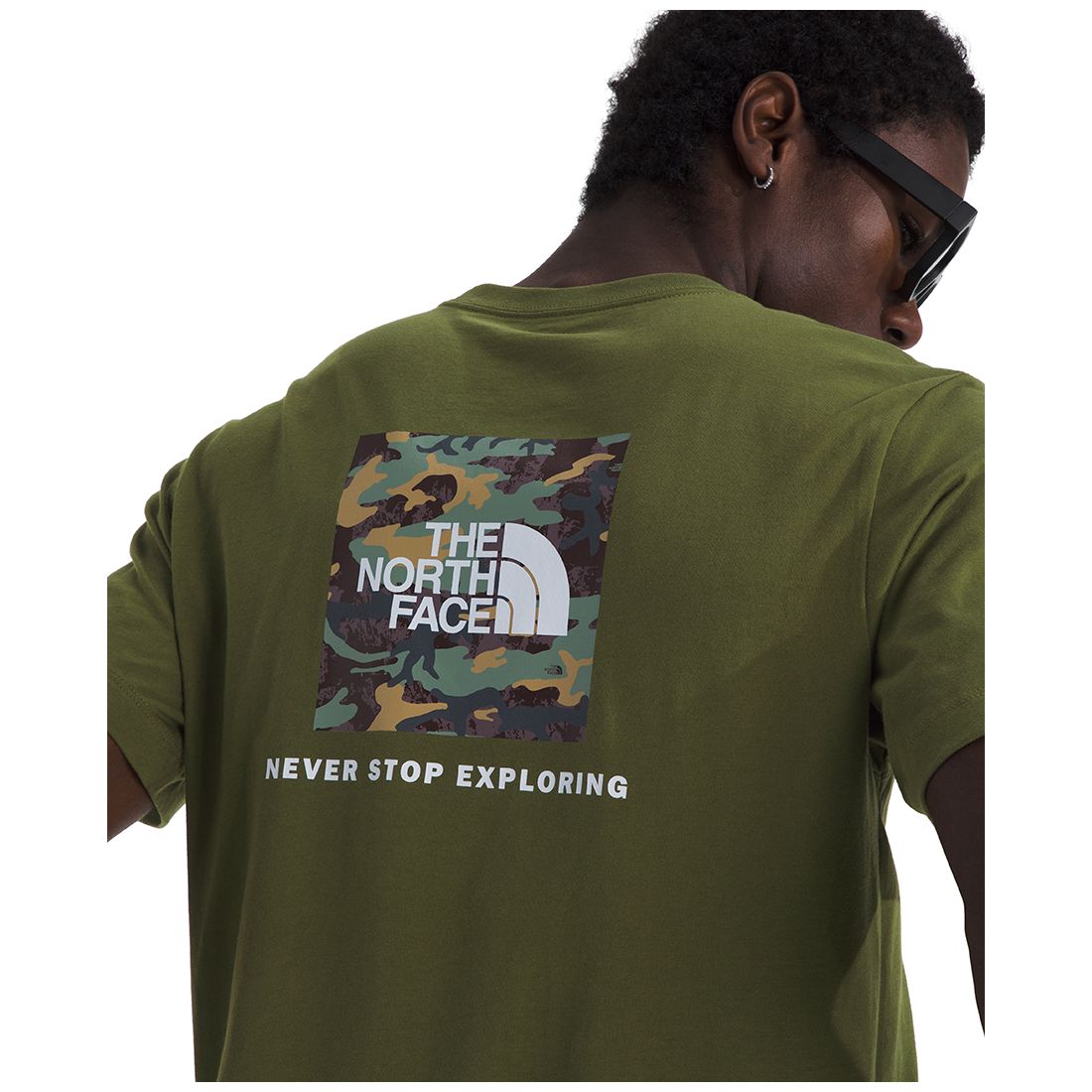 The North Face Men's Evolution Box Camo Fill Short Sleeve Graphic T-Shirt